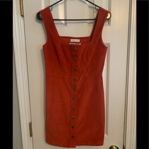 Urban Outfitters size 2 burnt orange corduroy dress/jumper